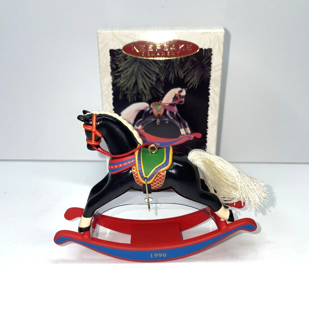 1996‎ Hallmark Keepsake Christmas Ornament "Rocking Horse" New